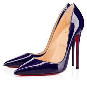 Purple louboutin so kate heels